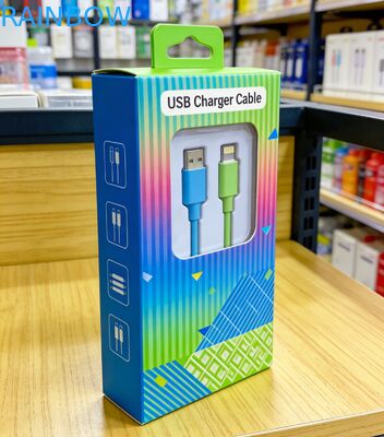 Aanpasbare afmetingen Papierdoos met warm stempeld afwerking en dikte 350 g voor premium verpakking