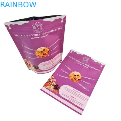 Warmte afdichting Kwaliteitsborging Vochtbestendige maat Stand-up pouch hervergrendelbare voedselzak