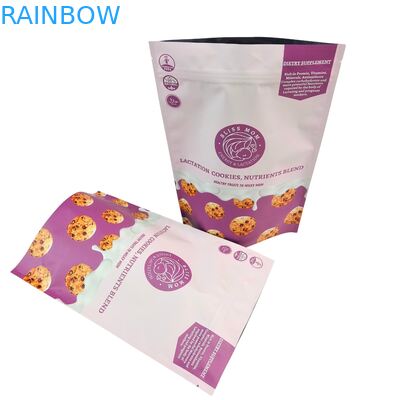 Warmte afdichting Kwaliteitsborging Vochtbestendige maat Stand-up pouch hervergrendelbare voedselzak