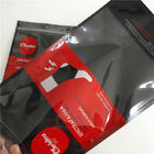 De ritssluiting drukte Ondergoed die van het Plastic Zakken het Duidelijke Venster Zwart Doy-Pak voor Sokken verpakken