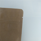 Het Document van aluminiumfolie Zijhoekplaat Gerecycleerde Kraftpapier Vlakke de Bodemzak van Doypack van de Koffiezak