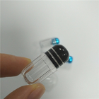 PS Mini Rhino Pills Container Clear Plastic de Achthoekstijl van Pillenflessen met Metaal GLB