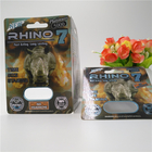 Van de de Blaarkaart van de rinocerosreeks 3D Verpakkende Rinoceros 9K/7/12 voor de Mannelijke Capsule van de Verhogingspil
