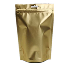 De Douane van de koffieverpakking drukte Plastic Zakkenaluminiumfolie Gouden Polymylar
