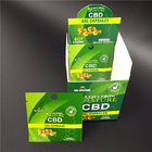 Kleverige CBD draagt van de Verhogingspillen van het Verpakkings Mannelijke Geslacht de Blaardocument Kaart Verpakking