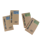 Rekupereerbare Materiële Bruine Kraftpapier Aangepaste Document Zakken voor Kosmetische verpakking
