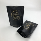 Douane Gedrukt Matt Black Aluminum Foil 250g 1kg met de Tribune van de Ritssluitingszak op Koffie Bean Bag Packaging