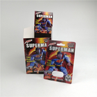 Van de de Pillen 3d Blaar van het superman500k Geslacht Plastic Kaarten die voor Mannelijke Verhoging verpakken
