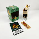 Douane Gedrukt Logo Folding Cigar Wrap Kraft-Document Vakje voor Blad Verpakking