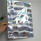 Resealable van de de Zakritssluiting van Mylar van de Aluminiumfolie het Slot Holografische Verpakkende Zak