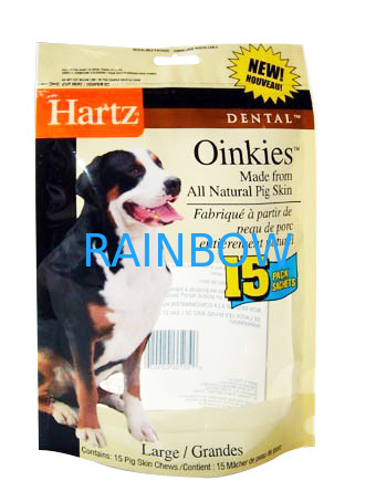 Van de het Huisdierenhondevoer van de aluminiumfolieritssluiting de de Zaktribune op Hond behandelt Verpakkende Zak