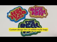 Op maat gedrukt resistent Ziplock 3.5g zak Geurbestendige kinderechtelijke eetbare Mylar zak