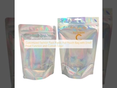 Gepersonaliseerde modepakket plastic folie zak met geurbestendige functie en aangepast logo