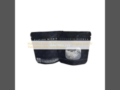 Mat zwart oppervlak Plastic zakken Verpakking UV-vlek Transparent helder voorruit