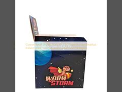 Custom Retail Display Opvouwbare 3,5g papieren doos voor ontbijt Instant gedroogd fruit noten Graan Cereal Food Packaging