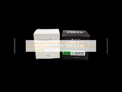 Biologisch afbreekbare opvouwbare Kraft papieren doos, voedselveilig, met reliëf, opslagverpakking voor kaarsen, snoep, opvouwbare kartonnen doos