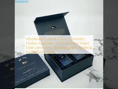 Groothandel Op Maat Luxe Cosmetische Mappen Magnetisch Cadeau EVA Schuim Inzet Mat Lamineren Biologisch Afbreekbaar Materiaal voor Parfum Ambacht