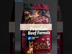 Custom Resealable Stand Up Pet Food Packaging Bags with Zipper