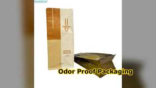 Geurbestendig zakje Koffiesnacks Verpakking