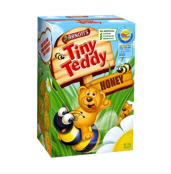 Kubieke het Document van Beeldverhaal Uiterst kleine Teddy Vakje Verpakking voor Babykoekjes