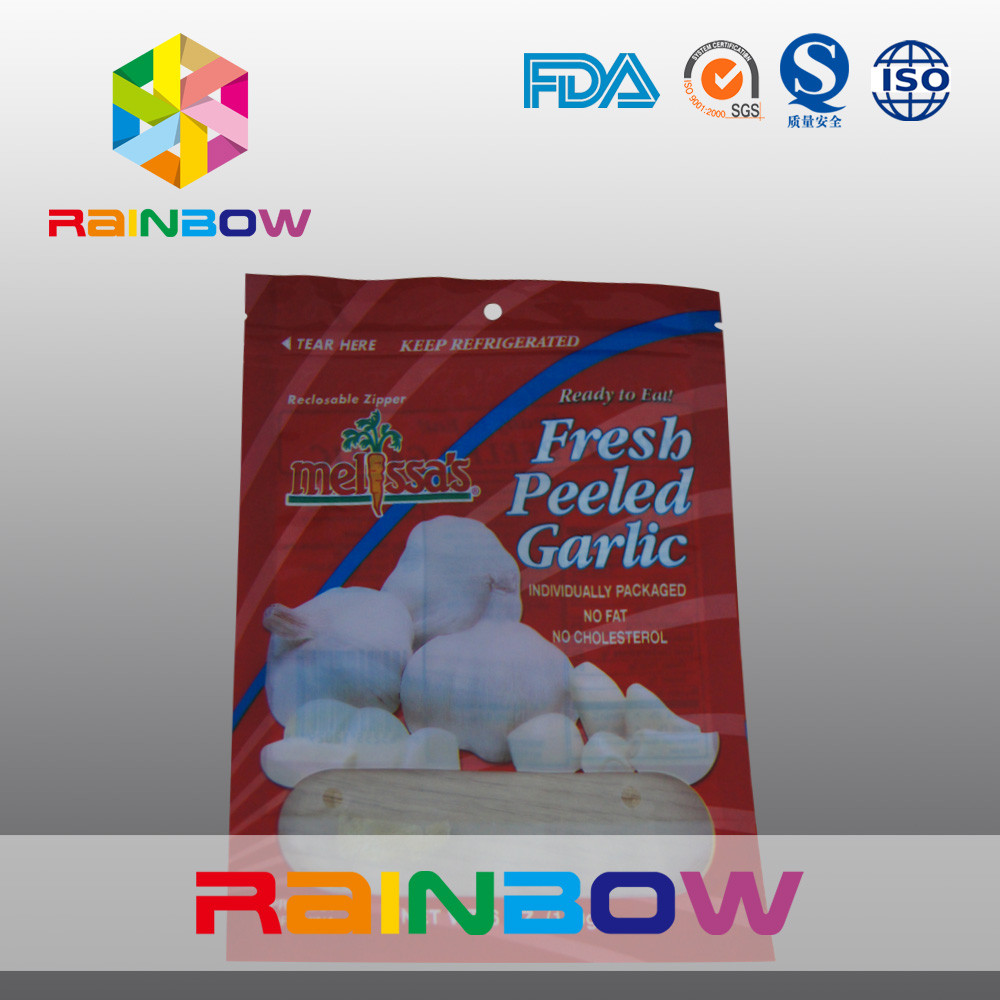 Verse Gepelde Knoflook Plastic Zakken/Mylar-Ritssluitingszak die verpakken