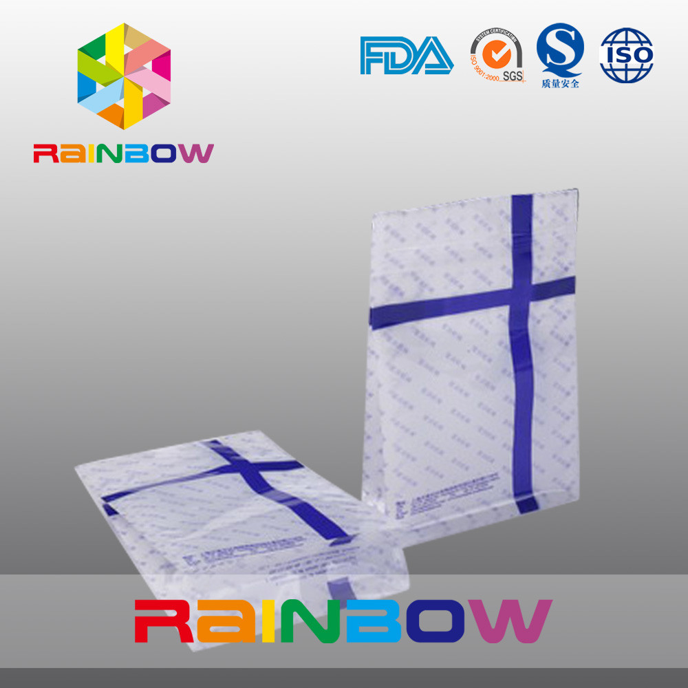 De gravure drukte Vlakke Bodem Plastic Zakken die de Rang van het Ritssluitingsvoedsel het Opnieuw verzegelen verpakken