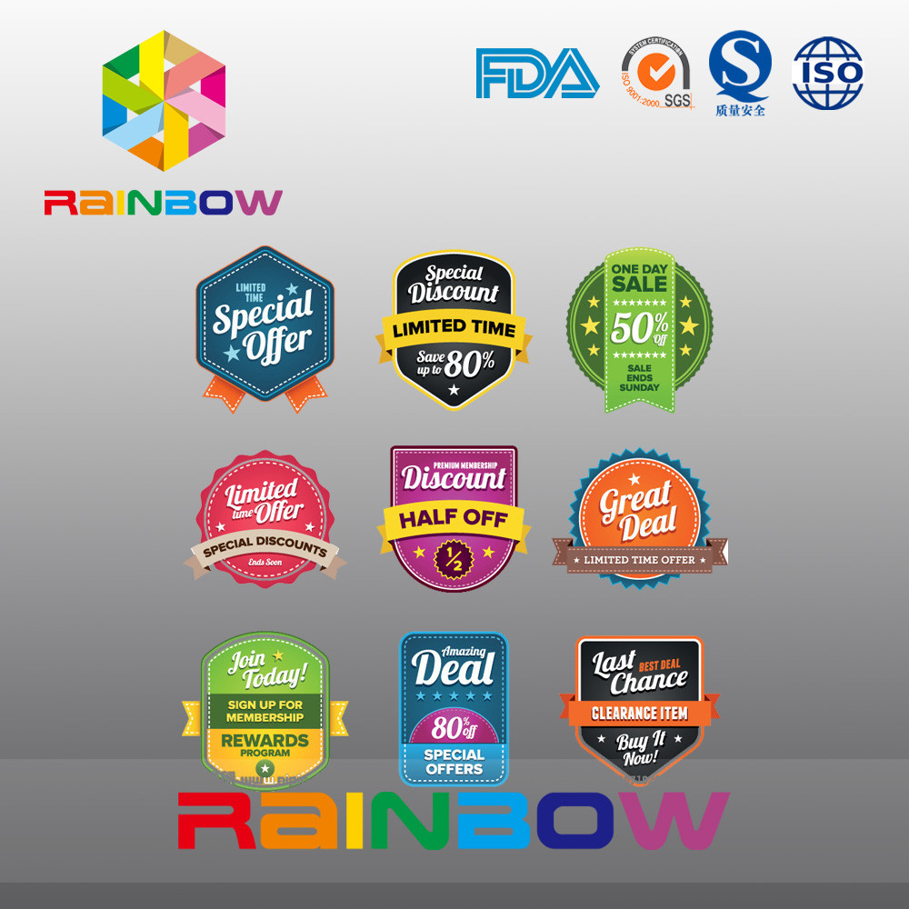 Document het Document van de Magneetsticker Etiket, het Onregelmatige Etiket van de Serigrafiewijn voor Natuurlijke voeding