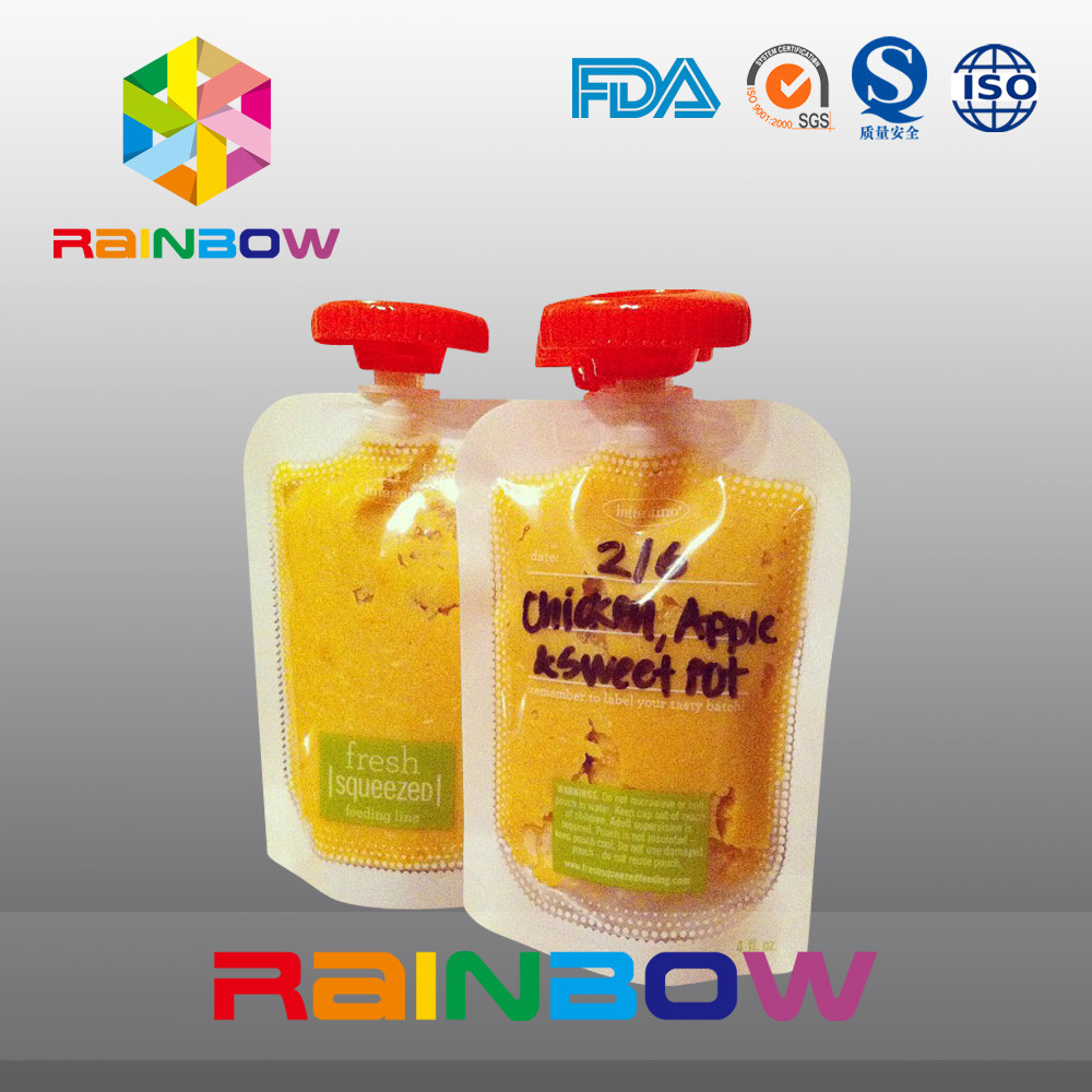 De Tribune van de het Voedselrang van het douaneontwerp op Zak met Spuiten voor Babyvoedsel