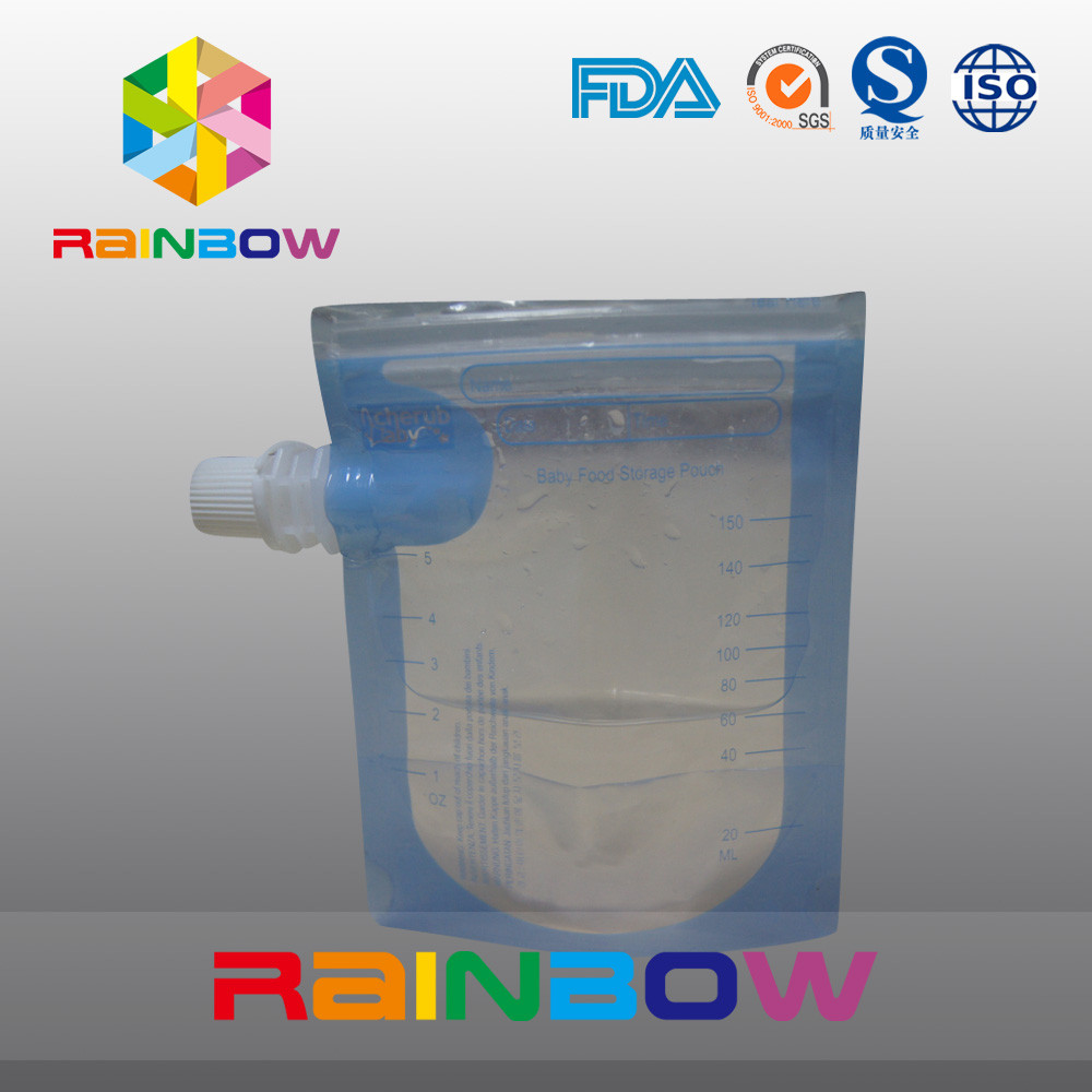 Zak van de Transprent de Zijhoekplaat voor Water/Drank, Doypack met Ritssluiting