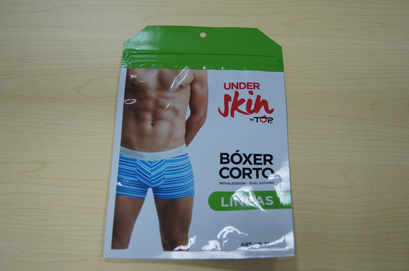 Van de het Ondergoedzak van het mannetje de Zak van de Plastic Zakkenpacakging Noni met Ritssluiting