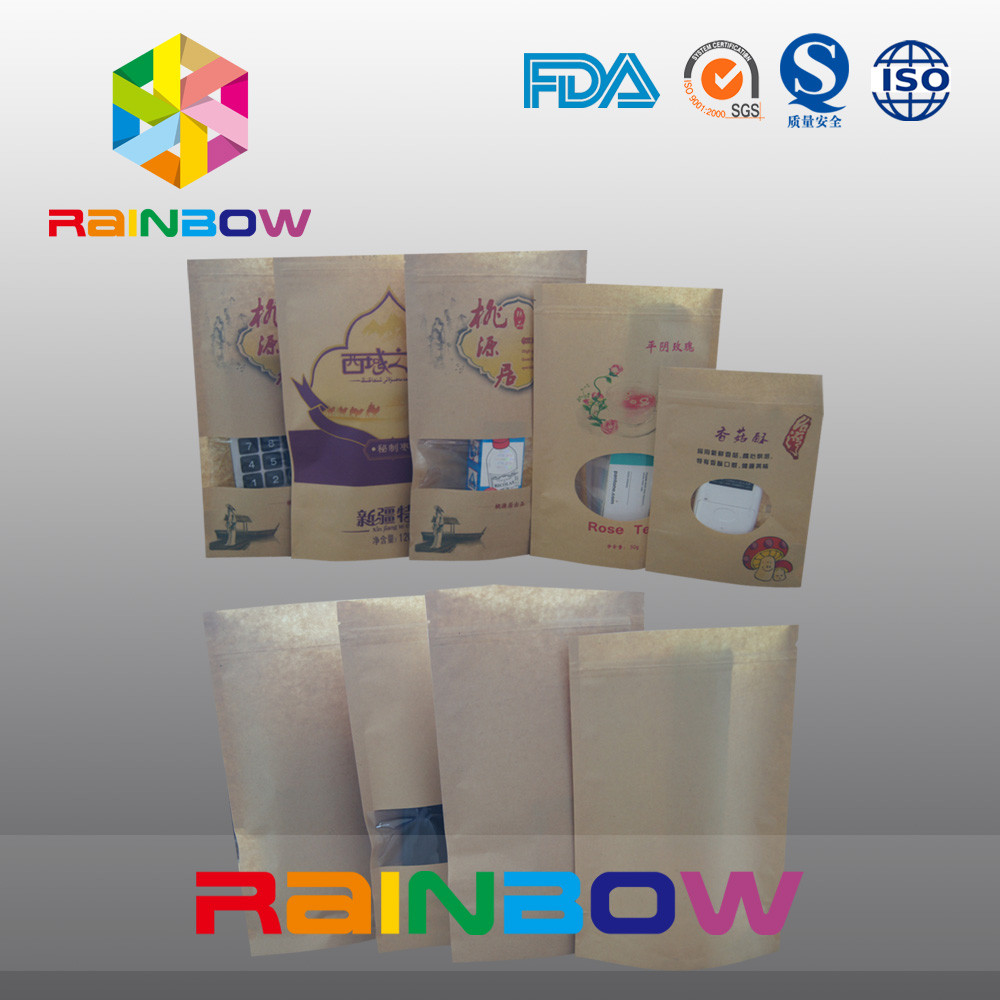 Het Document van de douanedruk Snackzak Verpakking, de Snack Doupack van de Voedselrang met Ritssluiting