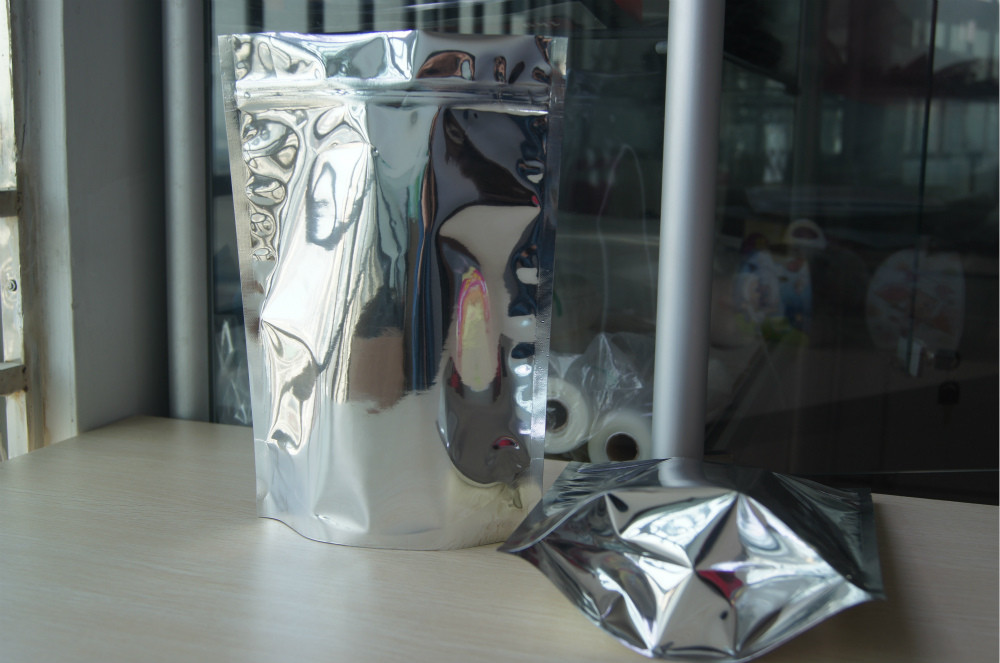 De aangepaste Duidelijke Zakken van de Aluminiumfolieritssluiting/Tribune op Foliezak Verpakking