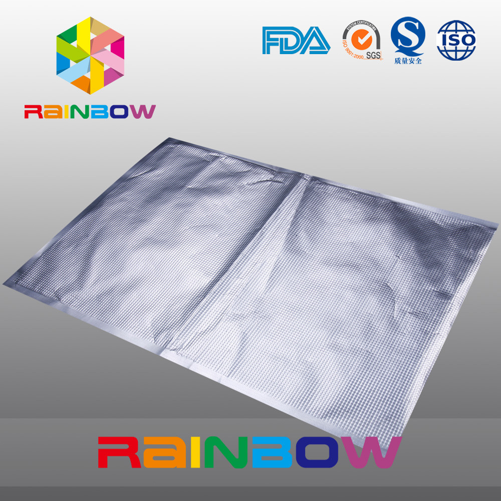 De geweven Channal-Voedsel Vacuümverbinding doet Sous Vide/de In reliëf gemaakte Zak van de Voedselspaarder Folie in zakken