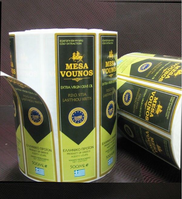 Heet het Stempelen de Flessenetiket van het Douaneontwerp van Rode Wijn/Privé Etiketsticker