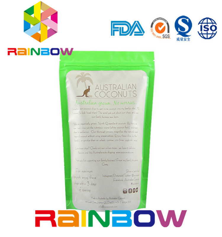 De aangepaste Verpakkende Ritssluiting van de Snackzak voor Zaden die Tribune op Bodemhoekplaat verpakken