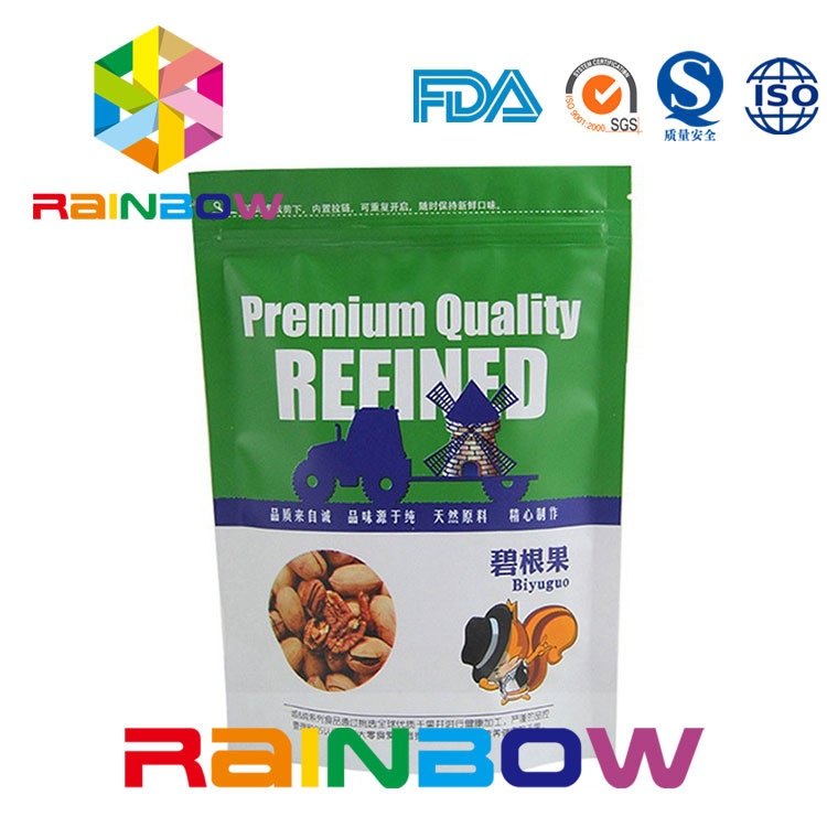 Aangepaste Gedrukte Doy-de Zak Verpakkende Ritssluiting van Paknoten en Scheurinkeping