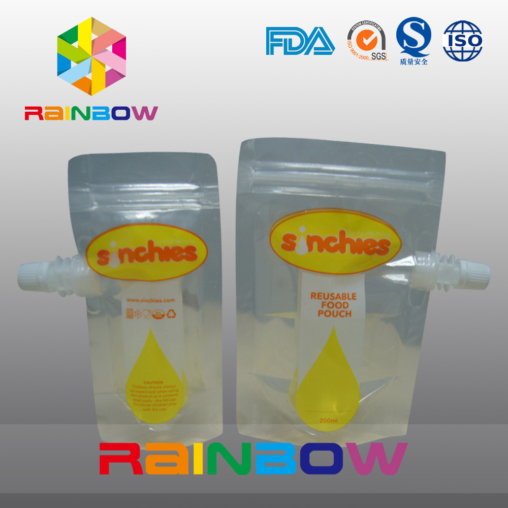 Tribune op Vloeibare Sapzak, de druk van de de zakkengravure van de ritssluitingendrank