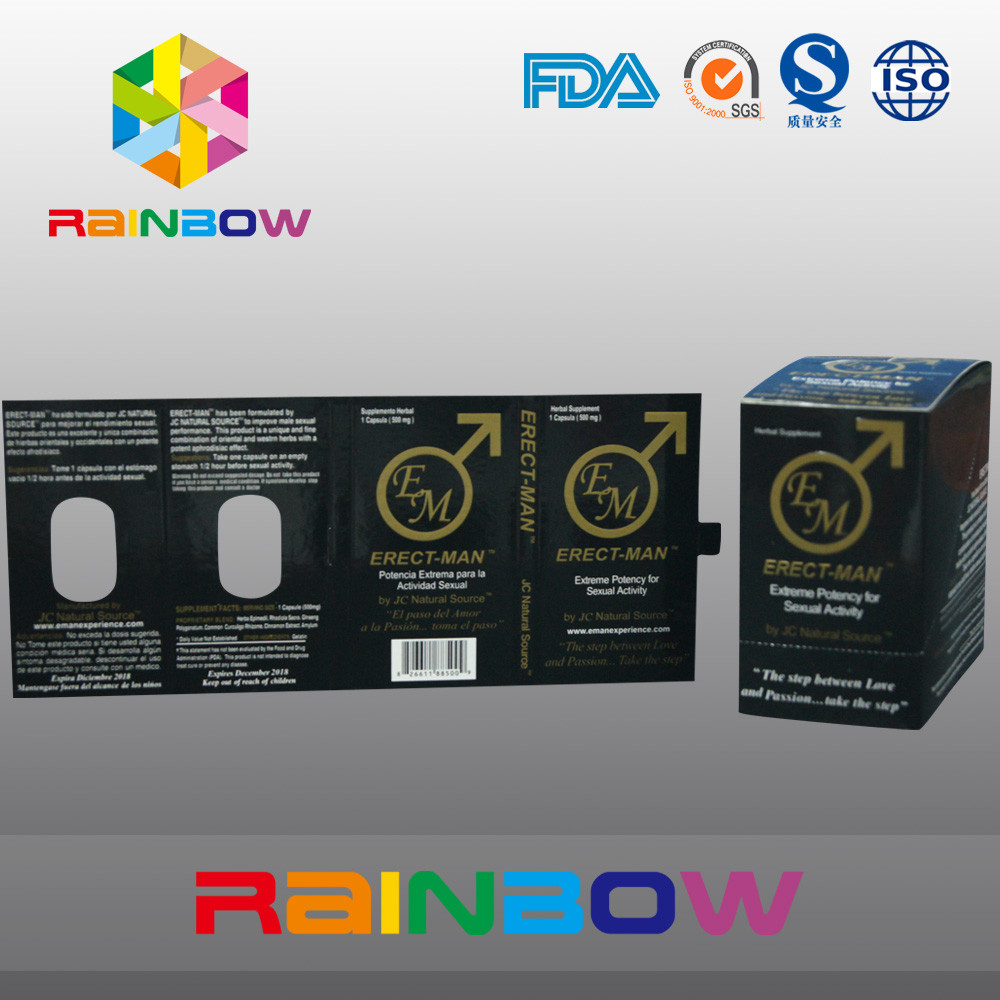 Het Document van de dicalciumfosfaat Microcrystalline Cellulose Vakje Verpakking met Metaalverblijf