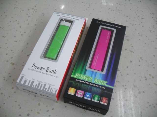 Aangepast Ontwerp die Overhandigend Document Vakje Verpakking met Venster voor Machtsbank vouwen