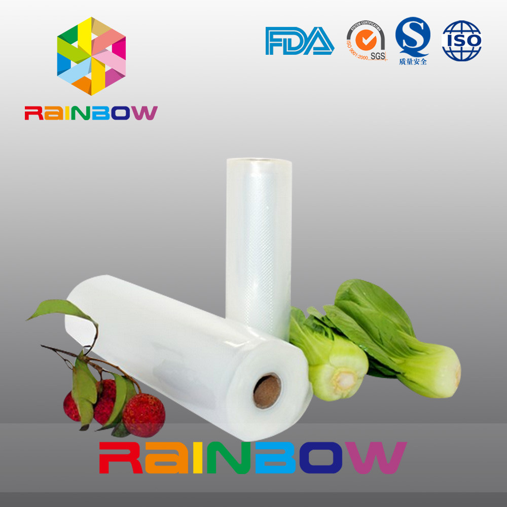 Geweven voedingsvacuümbesparende rol, geprinte vacuümverzegelingszak, volle mesh vacuümzakken