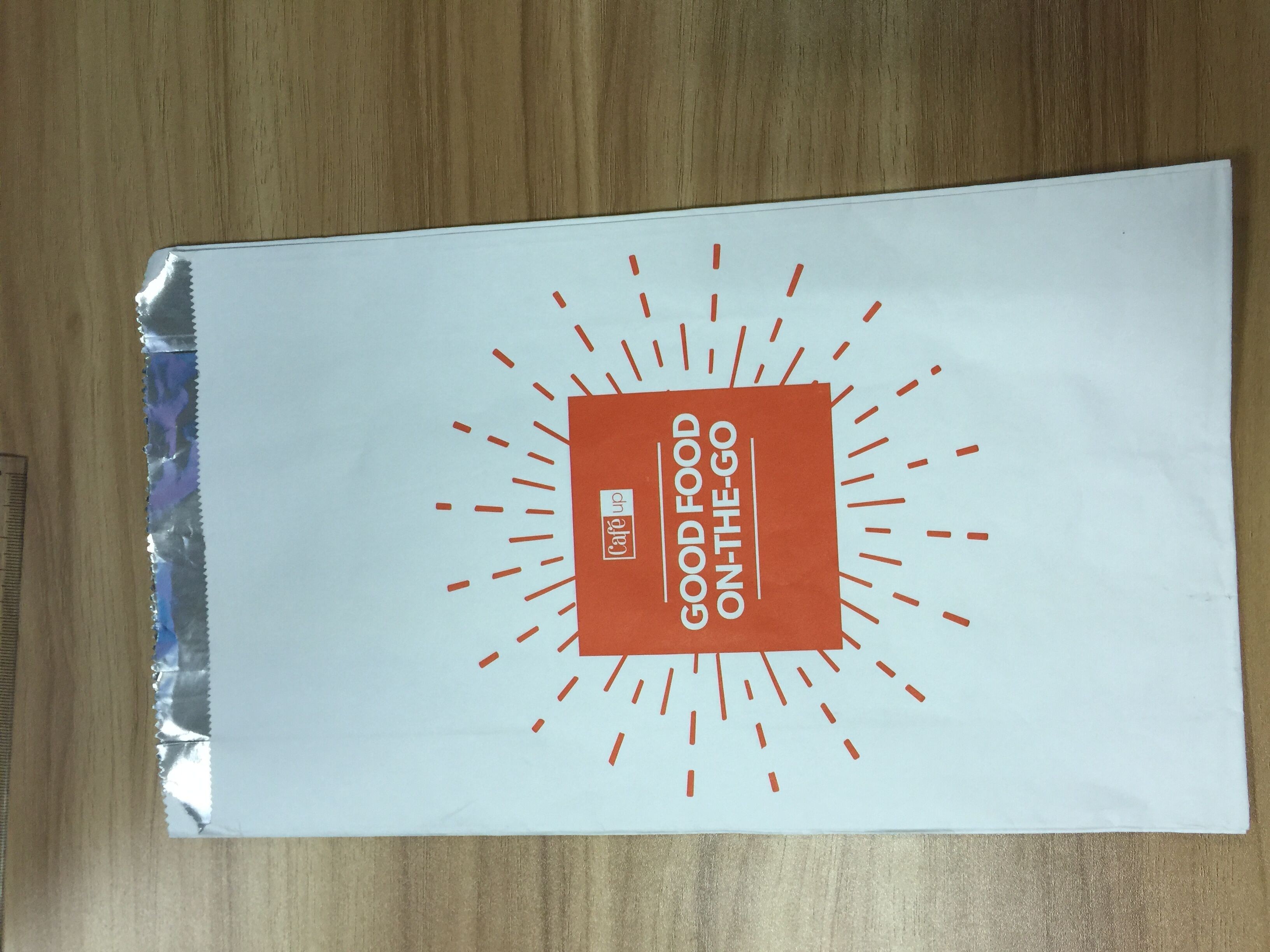 Kraftpapier-Document voerde het Braadstukkip van de Foliebinnenkant Verpakkingszakken Aangepast Ontwerp