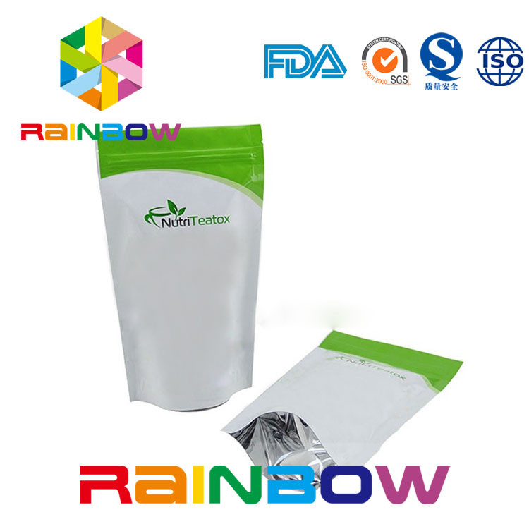 Van de de Foliezak van de aluminiumfoliepistache de Verpakkende Tribune op de Zakkenritssluiting van Snacknoten