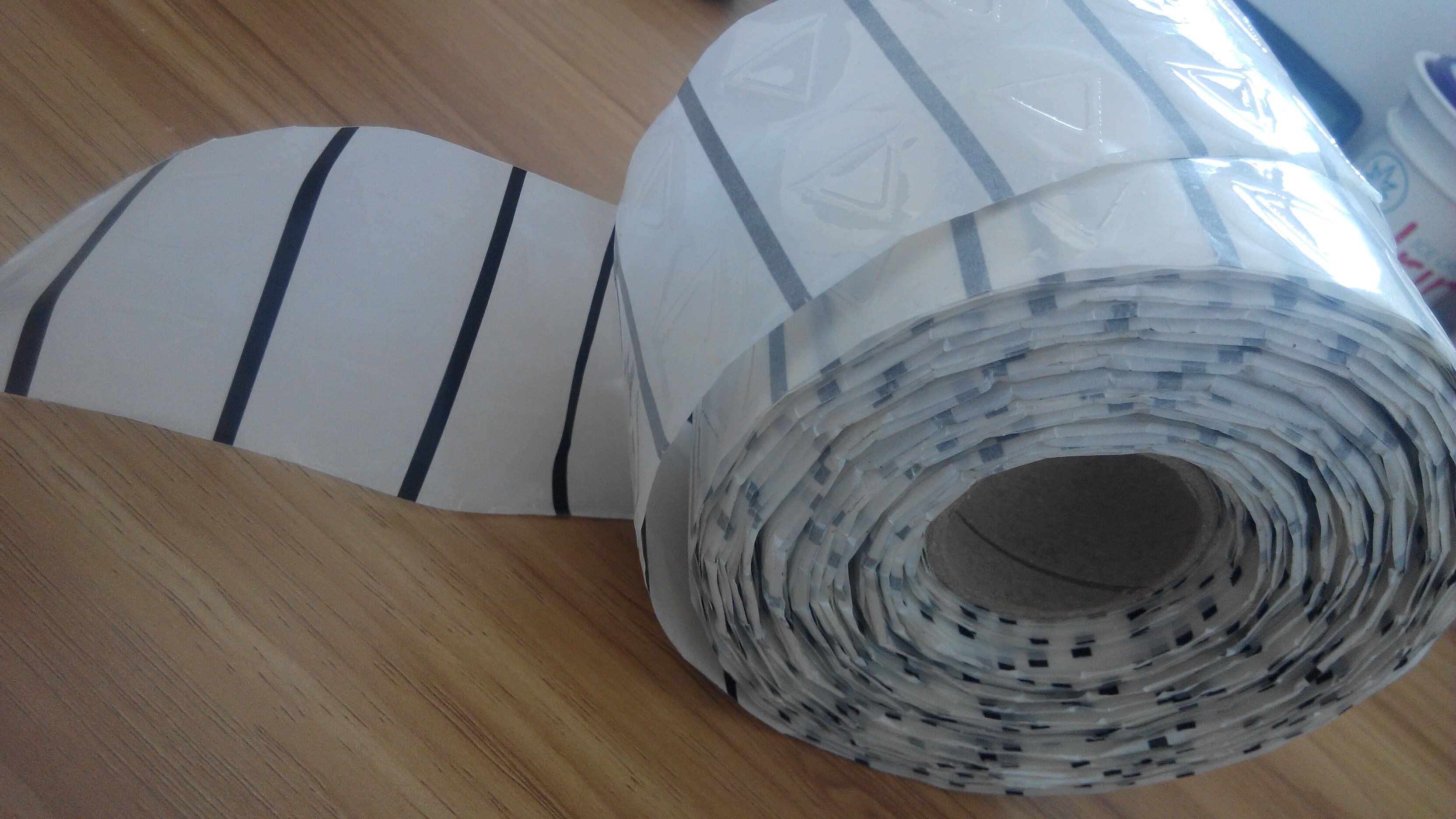 Krimpt het Tastbare de Waarschuwingsetiket van het douaneblinde Kokeretiketten met Broodje voor Fles