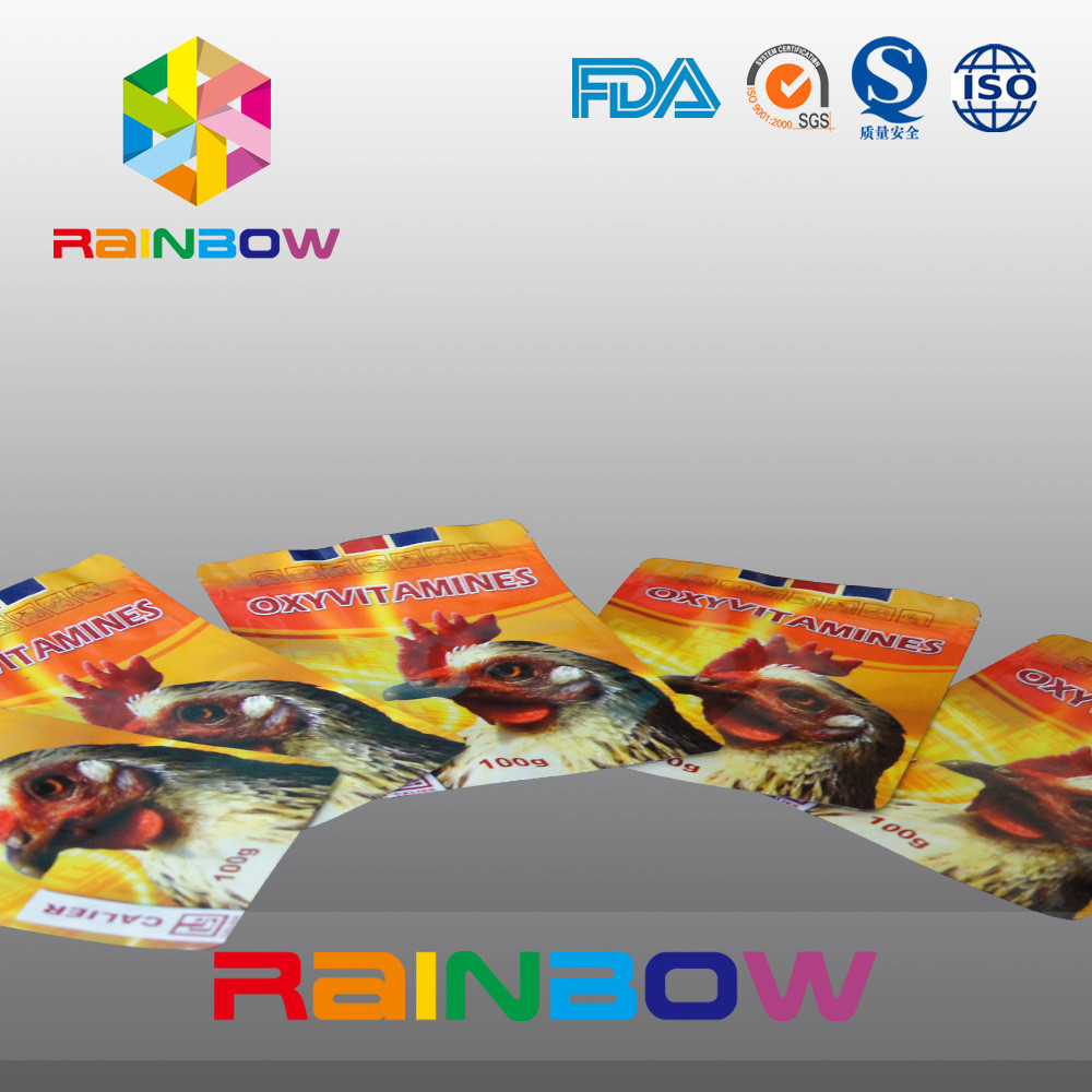 Het Voedsel voor huisdierenzak van de gravuredruk Met Ritssluiting/aangaande - Verzegelbare Dierlijk Voedselzak