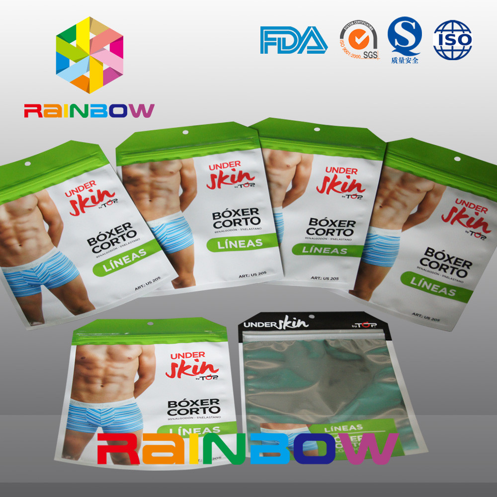 De Ritssluitingszak van de Mylarfolie voor Gift/van van de Kledings Verpakking/Noni Ritssluitingszak/Ondergoed Plastic Zak