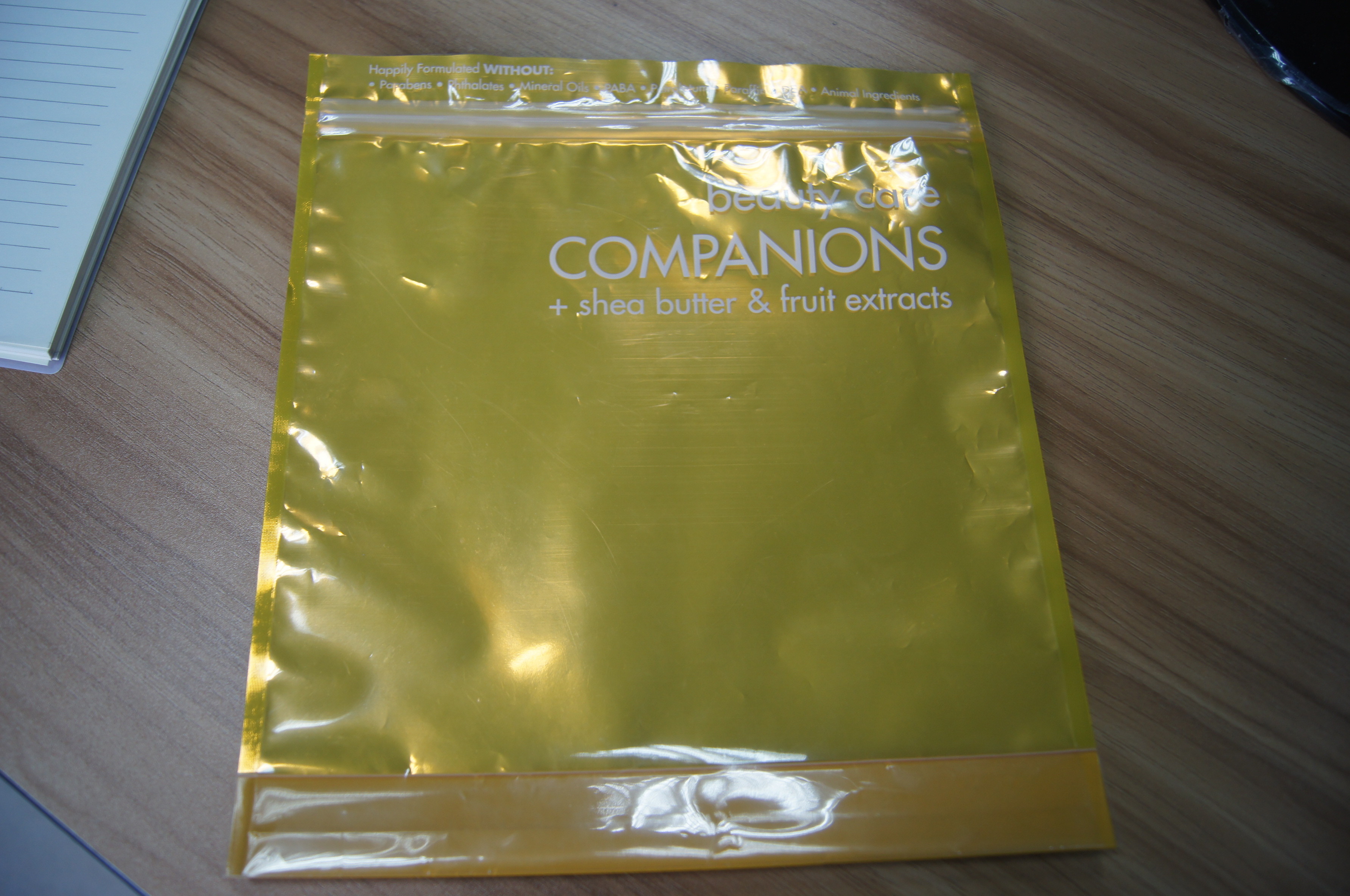 Transparante Voorvertonings Plastic Kosmetische Verpakkende Zak met Ritssluiting