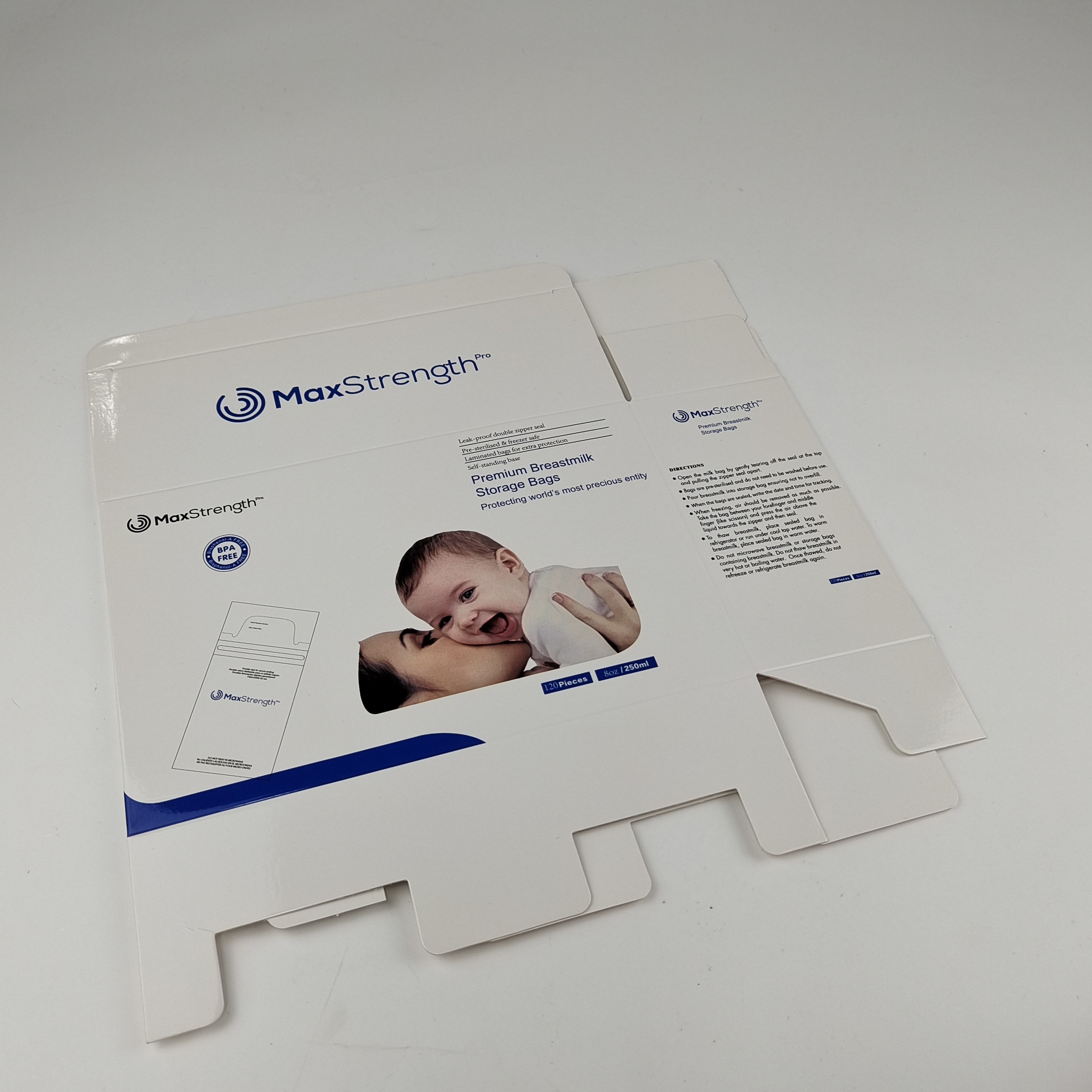 400g de kartonnen Opslagdoos paste Rechthoekige Melk Verpakkingsdoos aan