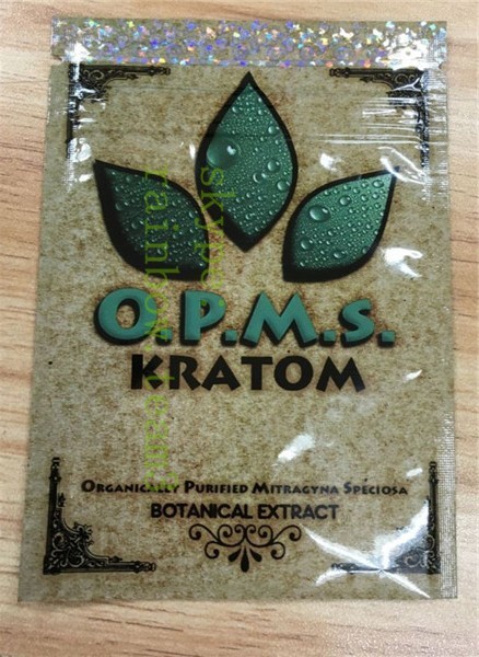 Verpakkende zakken van de aluminiumfolie de hoogste ritssluiting voor cannabinoids kratom capsules/mitragyna