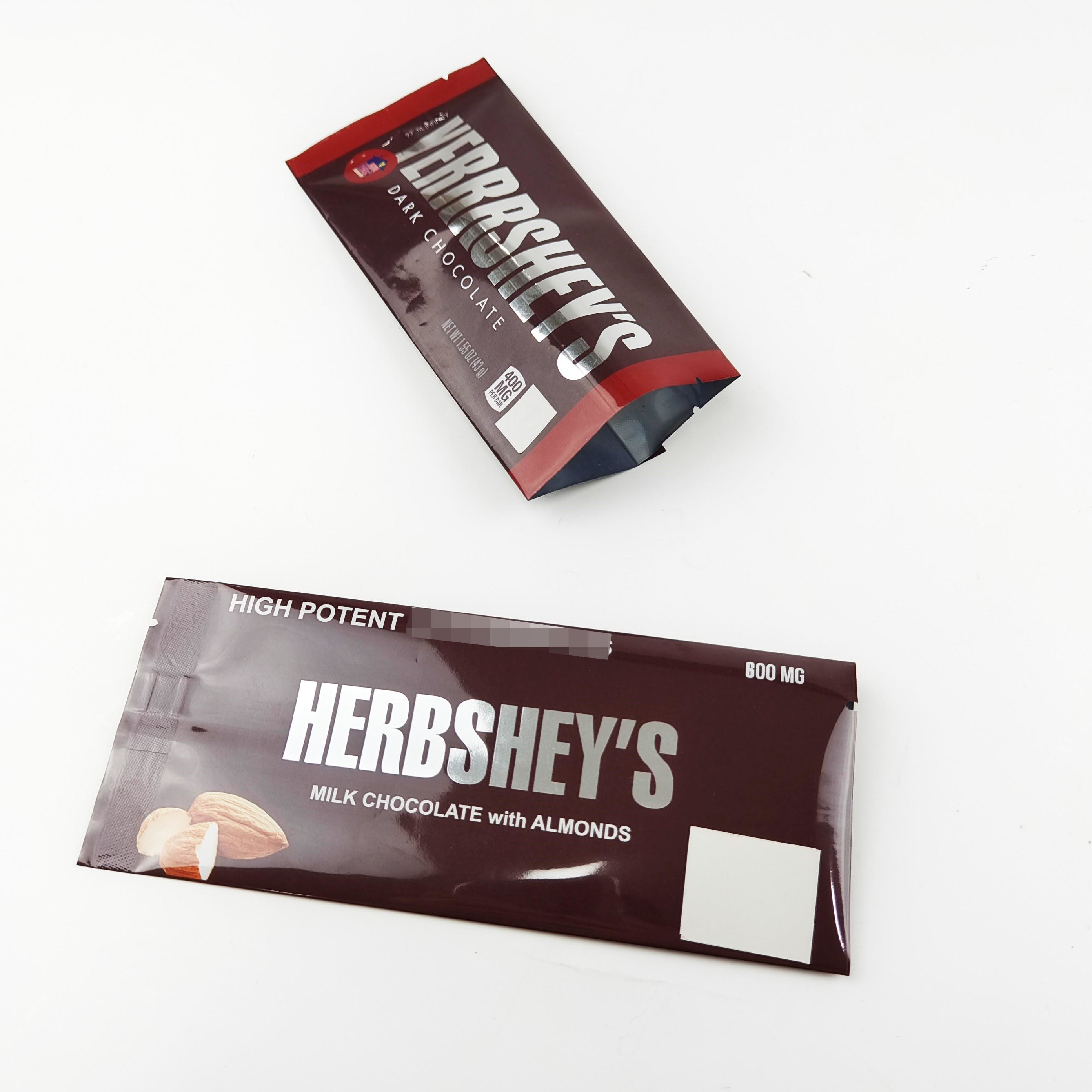 600mg Sachets van de Douanelogo foil bag chocolate packing van de chocolade de Verpakkende Zak