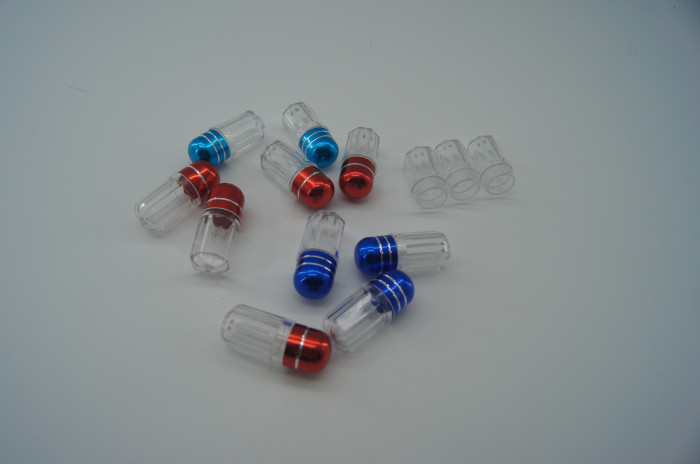 10 ml Duidelijke geneesmiddelencapsule plastic medicijnflessen / speciale vorm